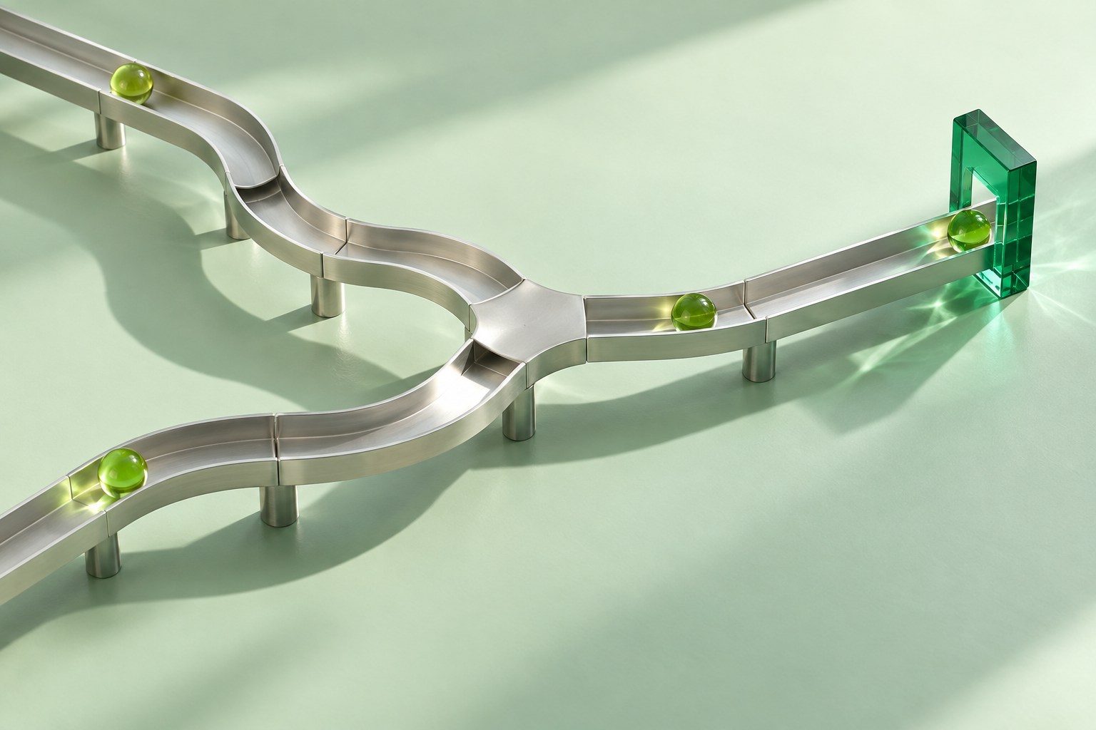 Conceptual artwork representing connected systems; not a product screenshot.
